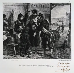 Kanonen! Noch mehr Kanonen!! Immer Kanonen!!! Belagerung von Paris, Dezember 1870, 1872