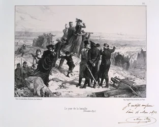 Der Tag der Schlacht, Belagerung von Paris, Deutsch-Französischer Krieg, 1870-1871