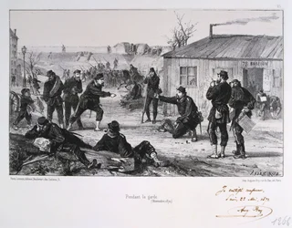 Pendant la garde, Belagerung von Paris, Deutsch-Französischer Krieg, November 1870