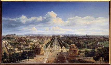 Ansicht von Paris vom Arc de Triomphe de l