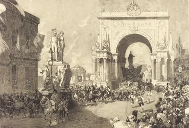 Jubiläumsfeiern in Brüssel, 1883-1890