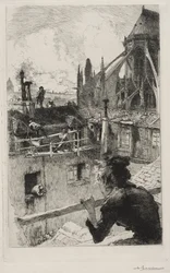 Auf den Dächern bei Notre Dame