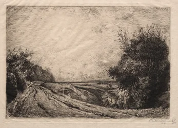 Die Straße von La Houssoye