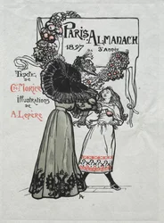 Pariser Almanach, 1897: Umschlag