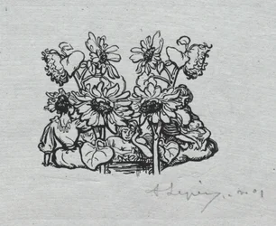 Pariser Almanach, 1897: Schlussvignette, Sommer, 1897.