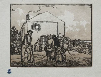 Die Bettler am letzten Haus, 1905