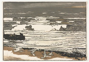 Die brechenden Wellen, Flut von September 1901