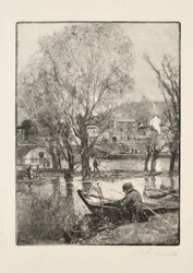 Eine Ecke der Insel Billancourt