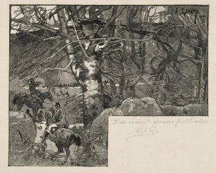 Eine Jagd am Mont Gérard