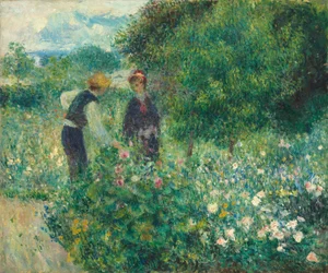 Blumenpflücken