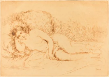 Liegende Frau