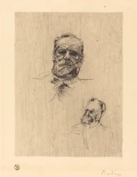 Victor Hugo, von vorne, 1886