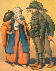 1. Weltkrieg / Naher Osten / Karikatur / La Baionnette
