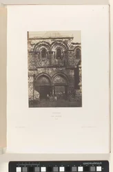 Fassade der Grabeskirche, Jerusalem