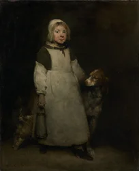 Die kleine Milchmagd, ca. 1865