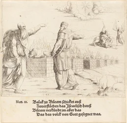 Balaks Opfer und Bileams Prophezeiung