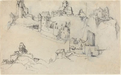 Burg auf einem Hügel