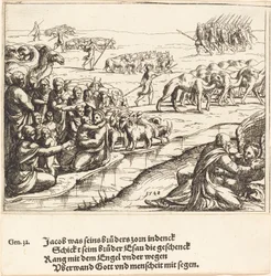 Jakob kämpft mit dem Engel