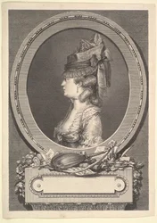 Porträt von Adrienne-Sophie Marquise de ***
