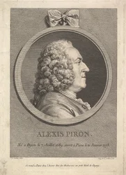 Porträt von Alexis Piron, 1776