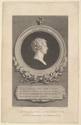 Porträt von De Larive, 1785