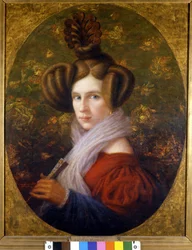 Porträt von Margherita Barezzi (1814-1840), erste Frau von Giuseppe Verdi