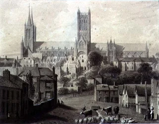 Lincoln Kathedrale von Süden