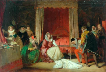 Königin Elisabeth in Wut