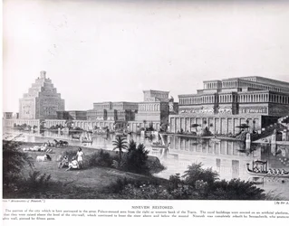 Ninive wiederhergestellt, Illustration aus 