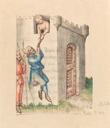Michol hilft David bei der Flucht