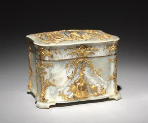 Gold- und Perlmuttbox, um 1765