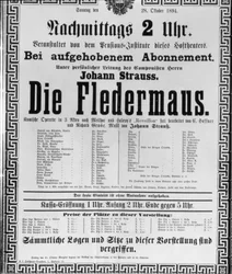 Plakatwerbung für 