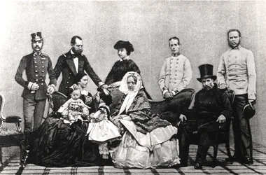 Die österreichische Kaiserfamilie, 1860