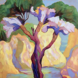 Lebendiger abstrakter Baum