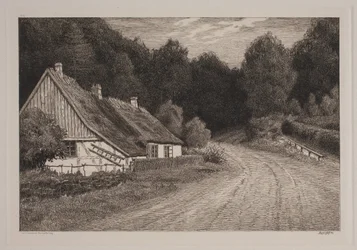 Bauernhaus am Wald