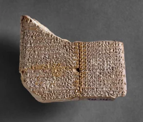 Astronomische Tafel aus Kisch, die Aufgänge und Untergänge der Venus während der ersten 6 Regierungsjahre des Königs von Babylon verzeichnet, 7. Jahrhundert