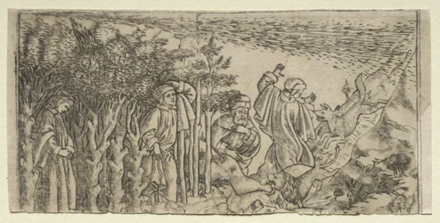 Dante verirrt sich im Wald: Flucht und Begegnung mit Virgil, Canto I, 1481