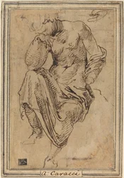 Sitzende weibliche Figur nach der Antike