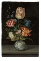 Blumenstück in einer Wanli-Vase
