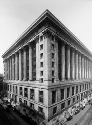Rathaus und Bezirksgebäude, Chicago, Illinois, USA, ca. 1905 (s/w Foto)