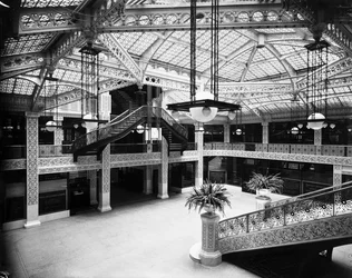 Lobby des Rookery Building, Chicago, Illinois, USA