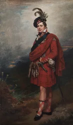 Augustus Frederick, Herzog von Sussex, in Highland-Kleidung, 1885