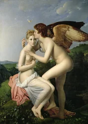 Psyche erhält den ersten Kuss von Amor, 1798