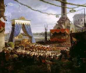 Einzug von Karl X. in Paris, nach seiner Weihe, 6. Juni 1825