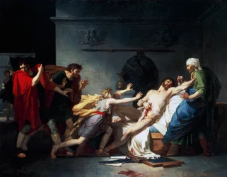 Der Tod Catos des Jüngeren, auch Uticensis genannt