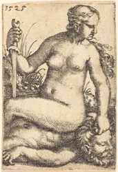 Judith auf dem Körper von Holofernes sitzend