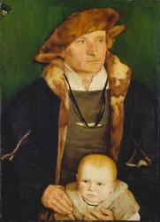 Porträt von Hans Urmiller und seinem Sohn