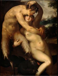 Jupiter und Antiope, ca. 1596