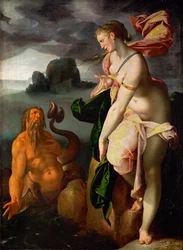 Skylla und Glaukos, ca. 1580-1582
