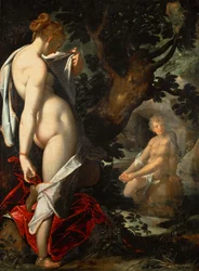 Die Nymphe Salmacis und Hermaphroditus, ca. 1580-1582